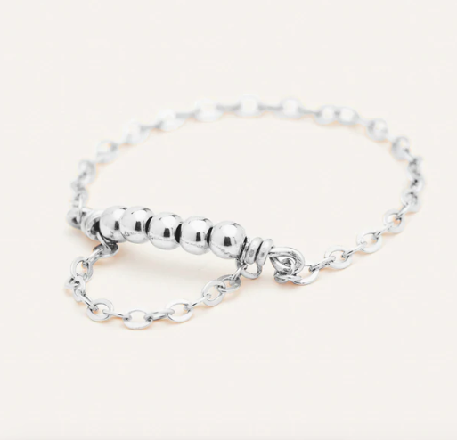 Bague chaînette pont