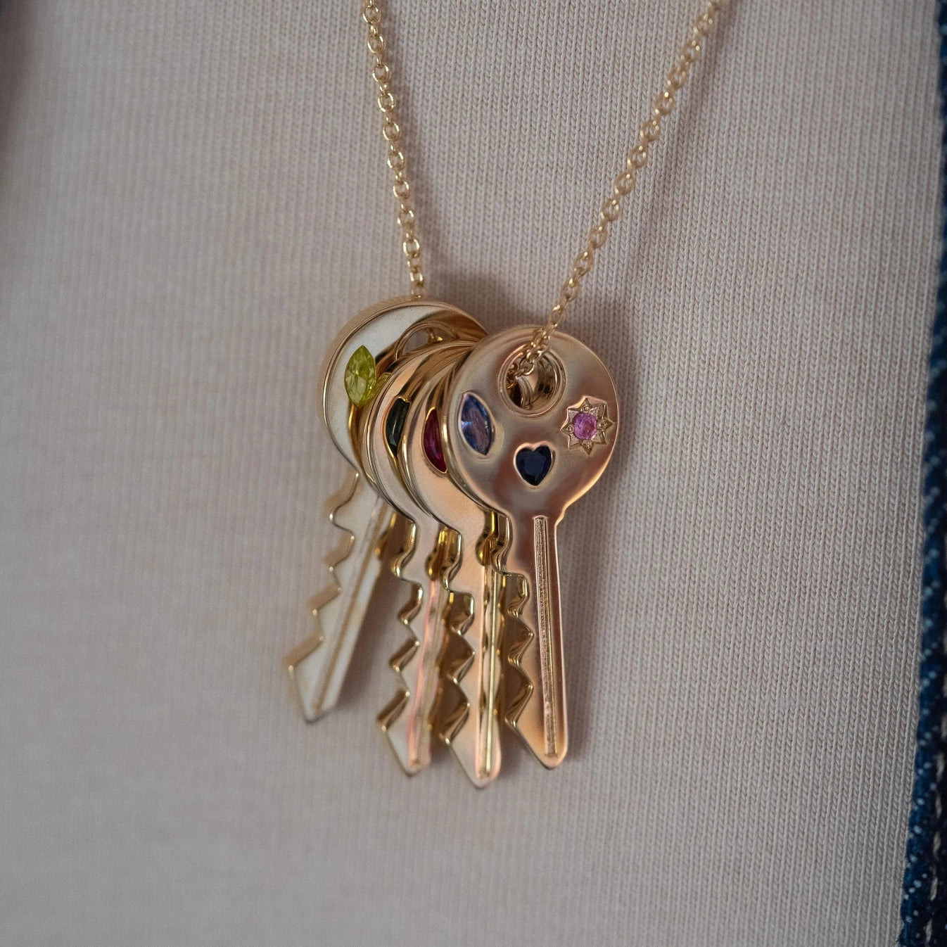 Collier clé SENTIMENTS