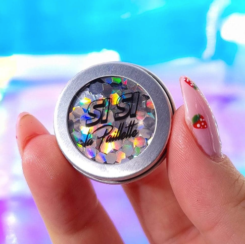 Paillettes Holo argentées grosses