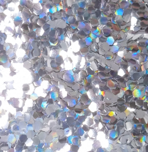 Paillettes Holo argentées grosses