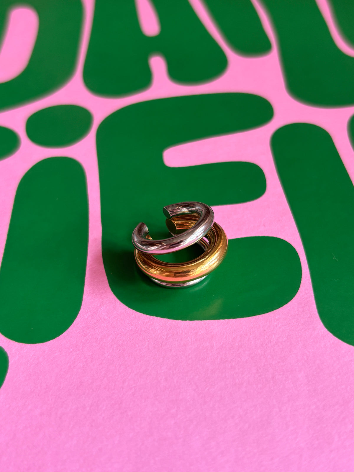 EARCUFF TRIPLE BICOLORE