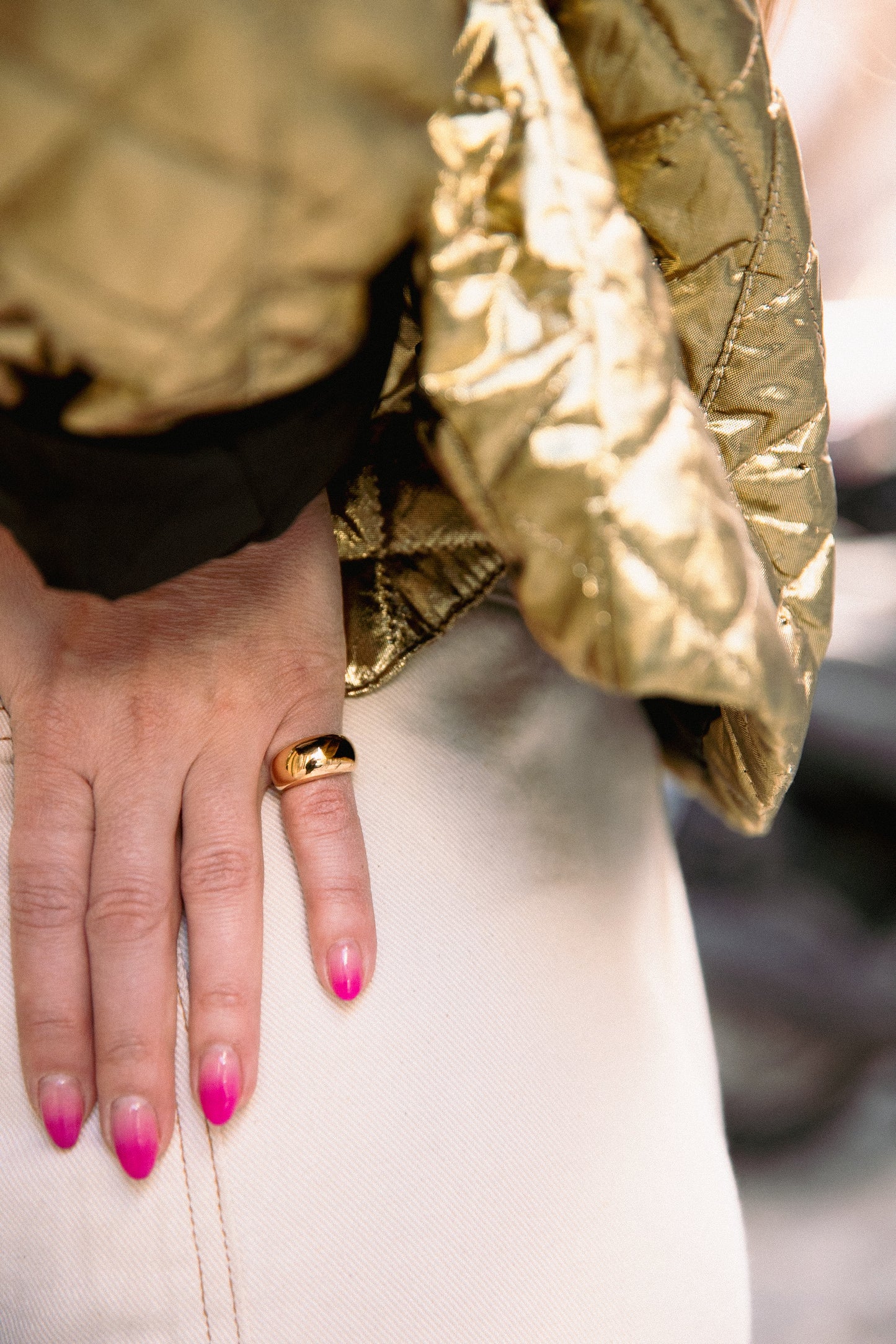 Bague bombée