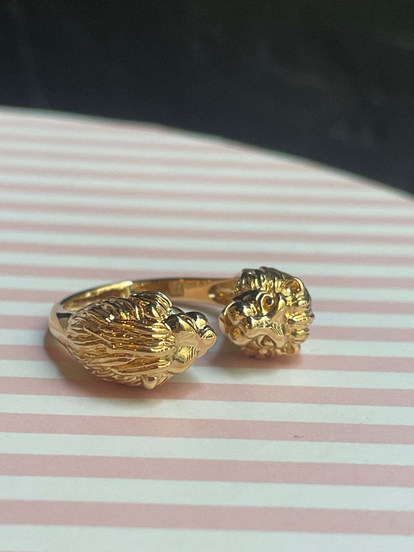 Bague double Lions