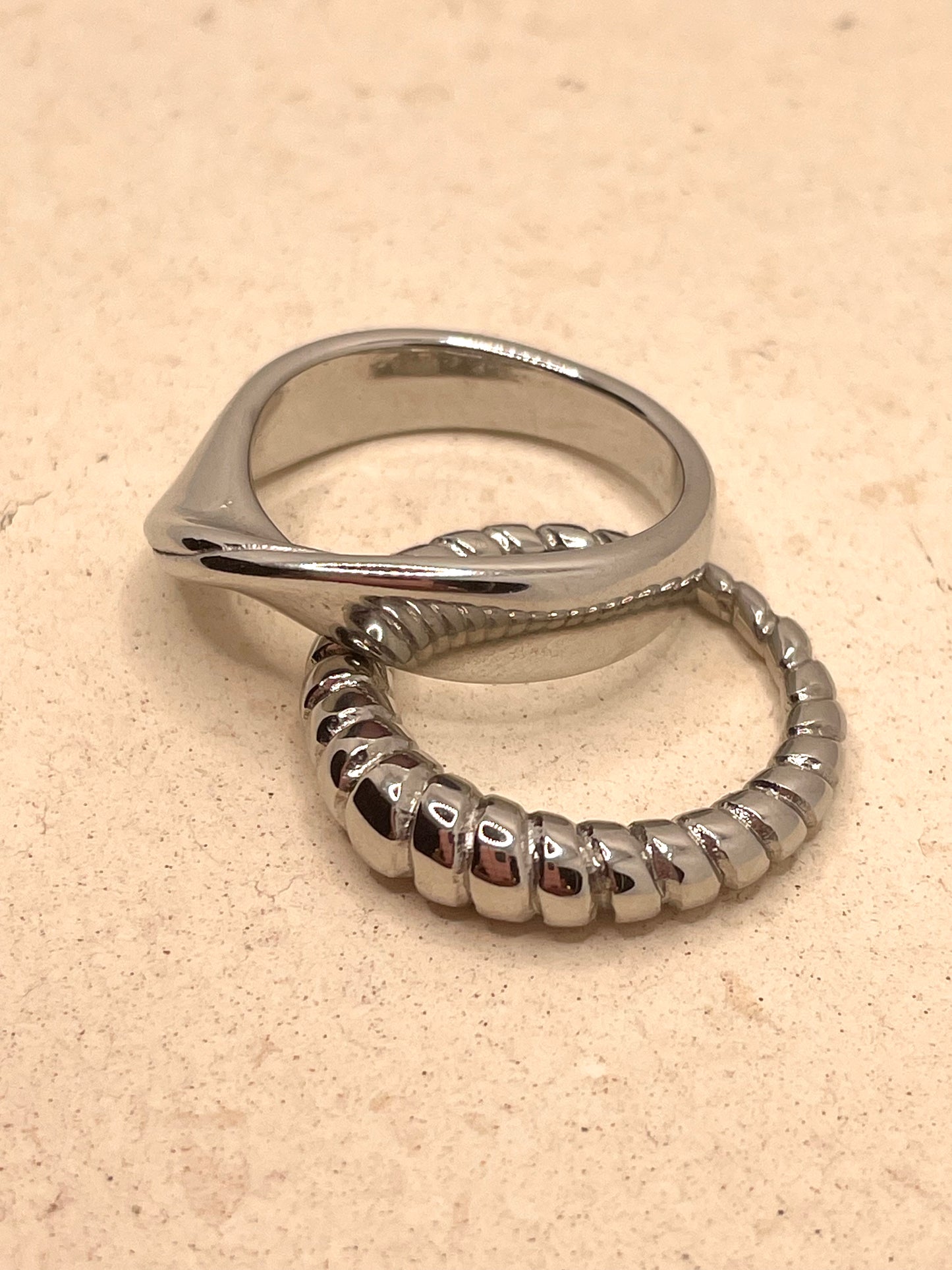 Bague Twist argentée