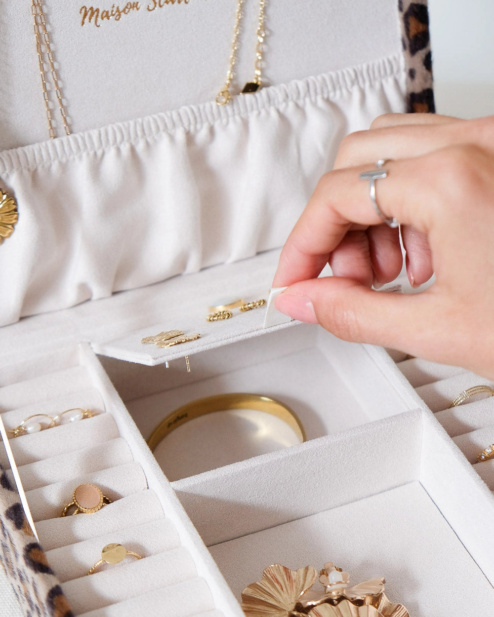 BOÎTE À BIJOUX LÉOPARD