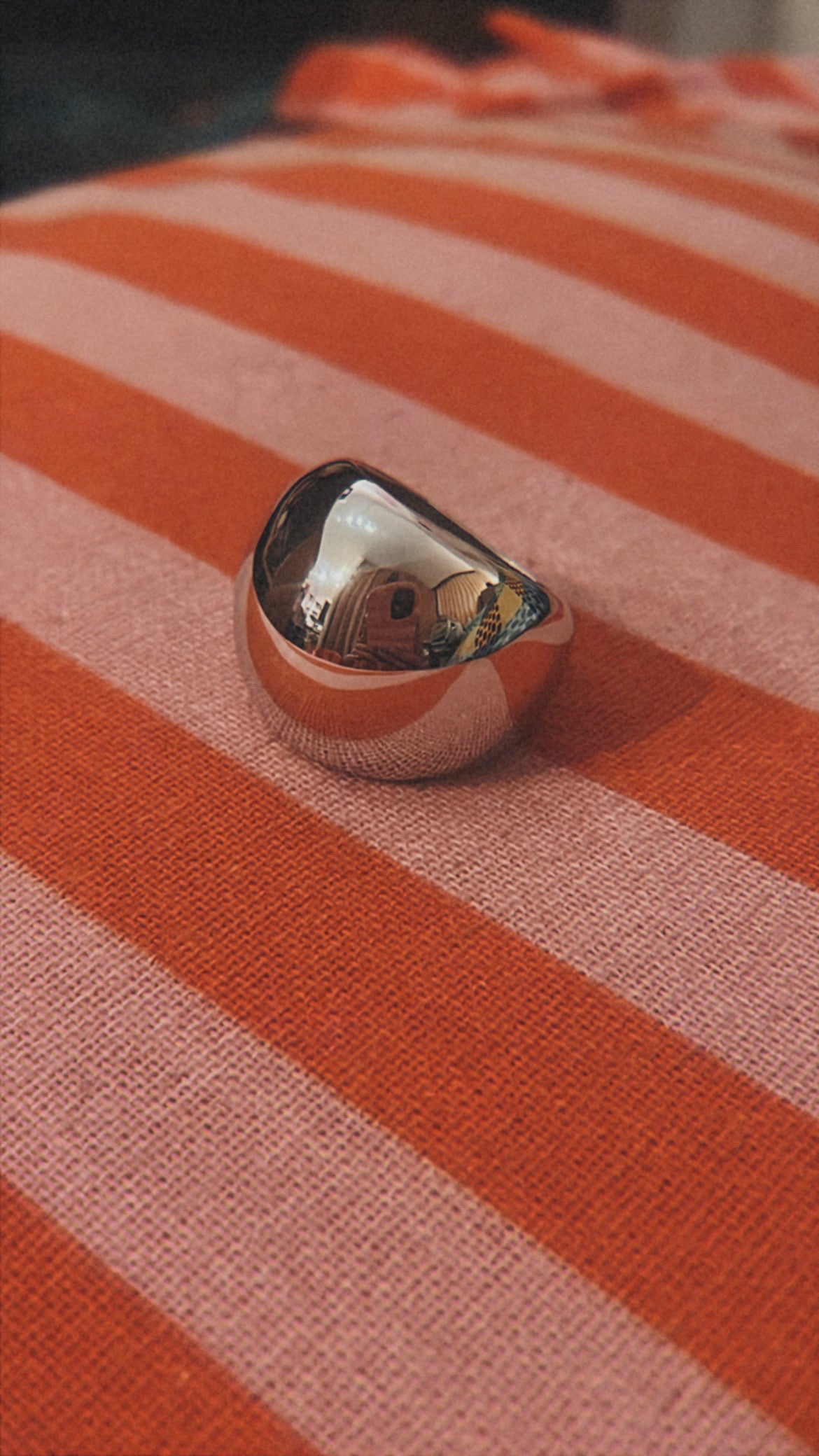 BAGUE BOULE ARGENT