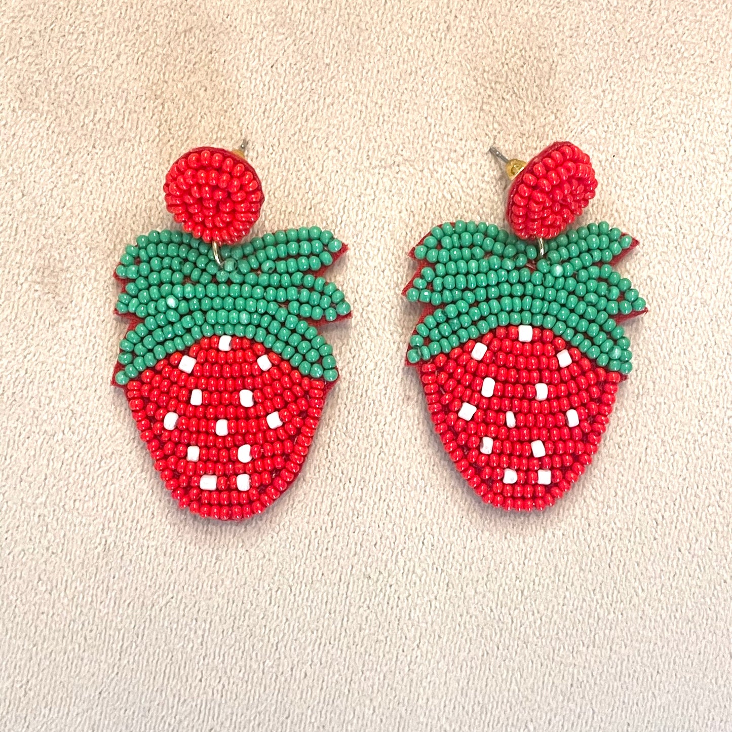 Boucles d'oreilles FRAISES