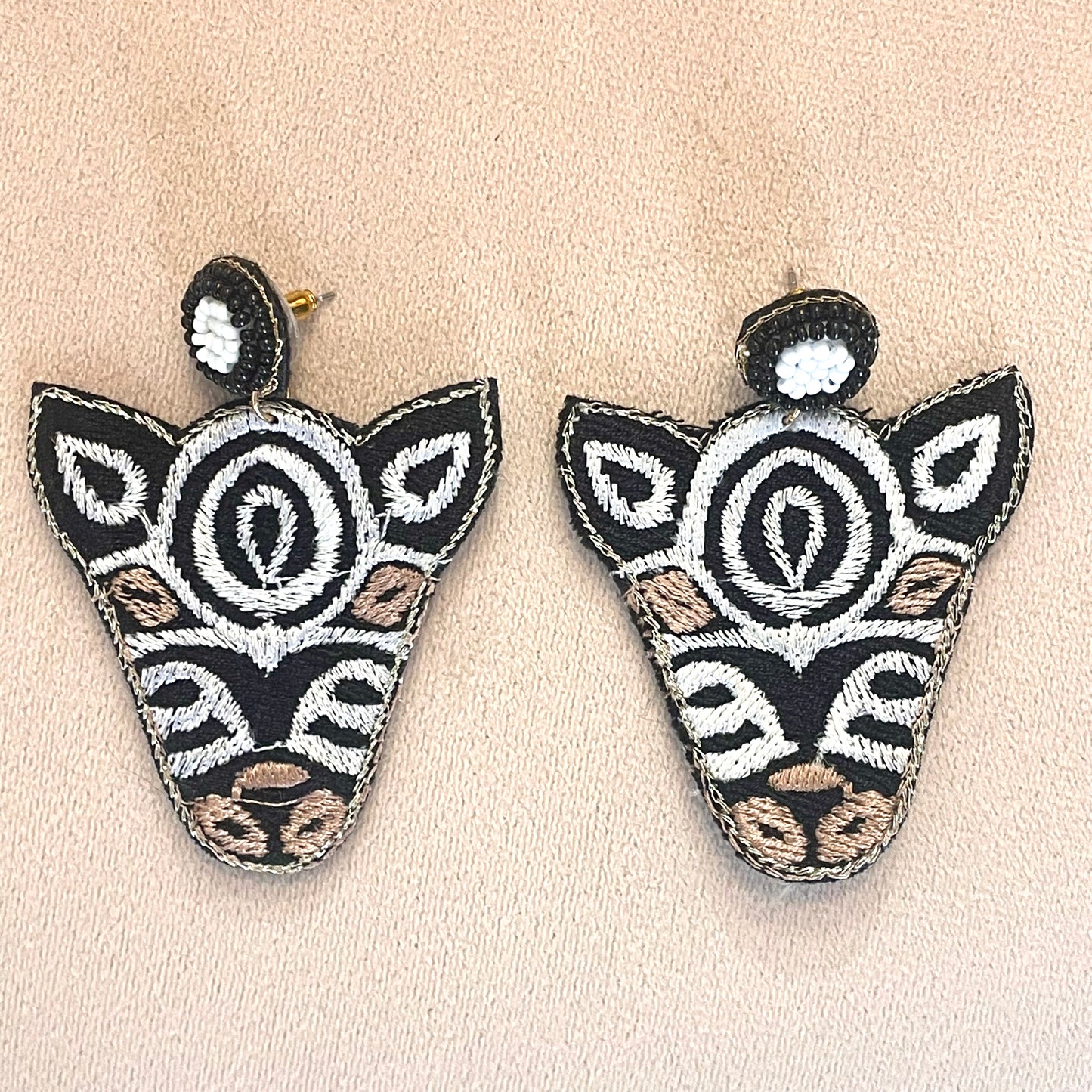 Boucles d'oreilles ZEBRA