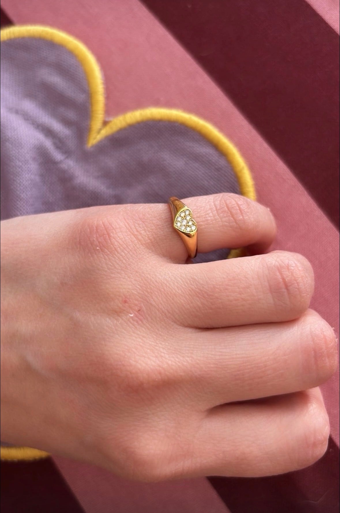 BAGUE AURICULAIRE COEUR