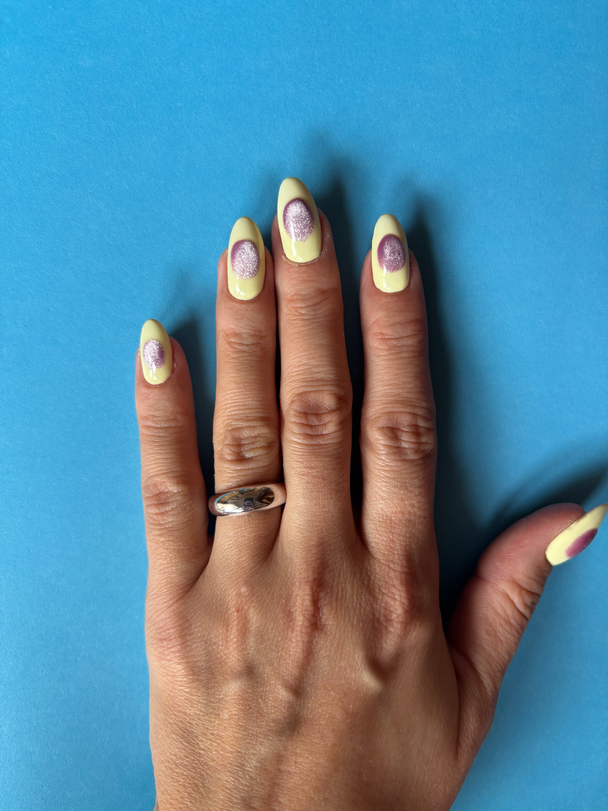 BAGUE BOMBÉE ARGENT
